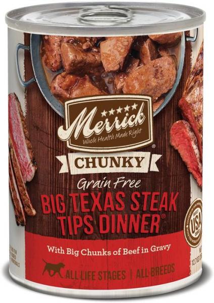 Merrick D Can Big Texas Steak 12.7oz