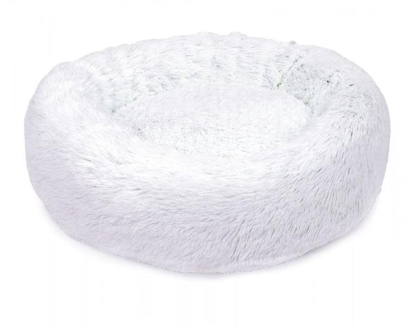 Jax & Bones Arctic Shag Donut Bed