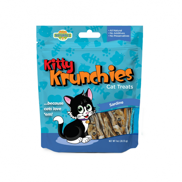 KF Chip's Naturals C 1oz Kitty Krunchies Sardine