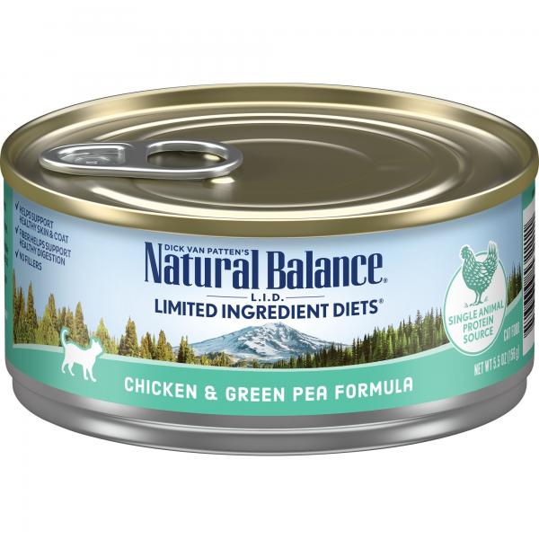 Natural Balance C Can LID Chicken/Gr Pea 5.5oz