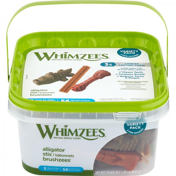 Whimzees Variety Pail 56 ct - S