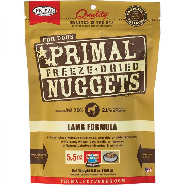 Primal D 5.5oz FD Lamb Nuggets