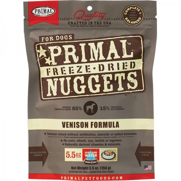 Primal D 5.5oz FD Venison Nuggets