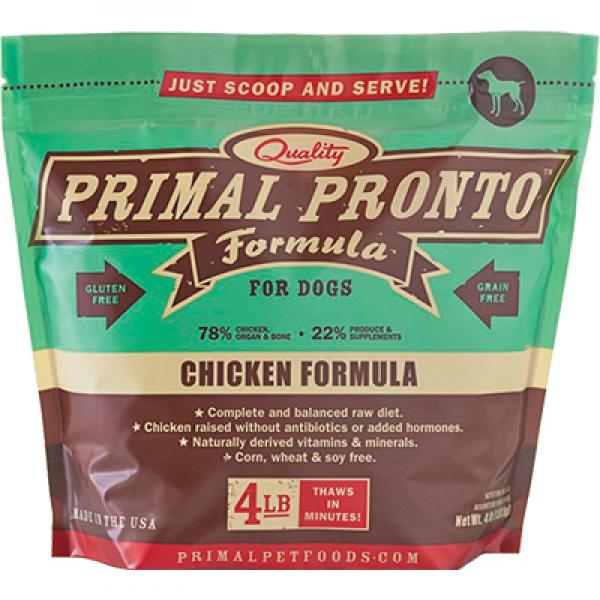 Primal D Raw Chicken Pronto 4lb