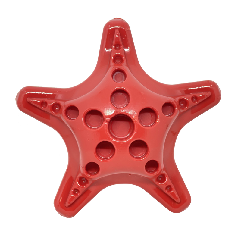 SodaPup Starfish Chew Toy Red