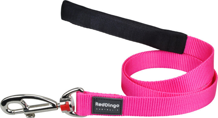 Red Dingo Leash Hot Pink Small 15mm 6ft